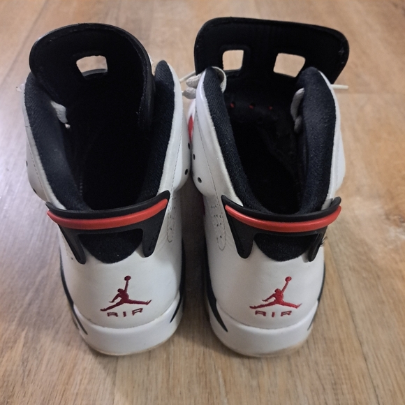 Nike Air Jordan Retro 6 Carmine Red White Black Men\'s Size 10